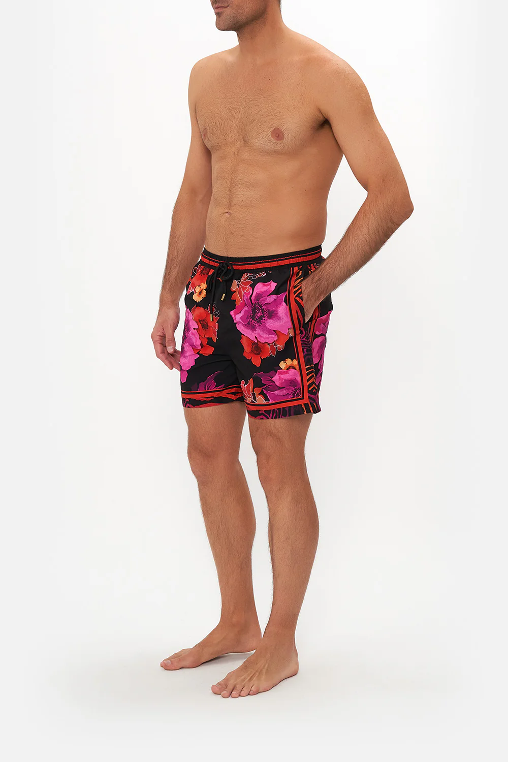 ELASTIC WAIST BOARDSHORT MIDNIGHT POPPY - Image 3