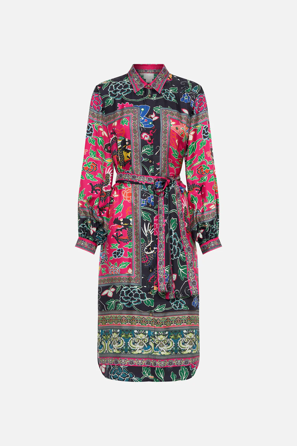 HIGH LOW MIDI SHIRT DRESS TWILIGHTS TOKEN - Image 3