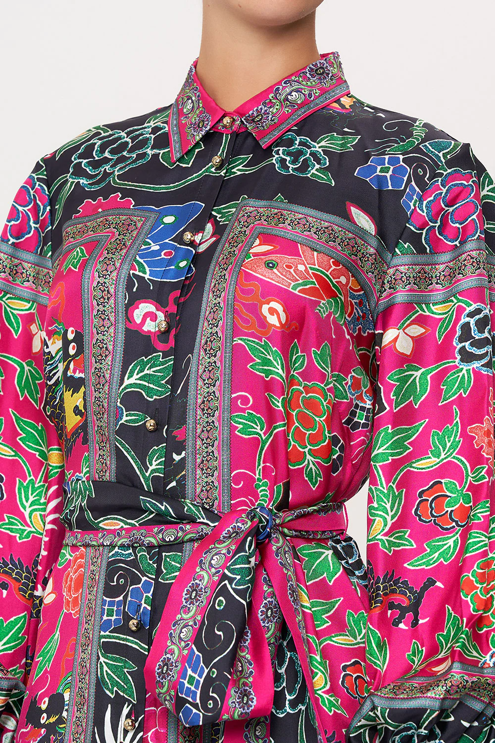 HIGH LOW MIDI SHIRT DRESS TWILIGHTS TOKEN - Image 6