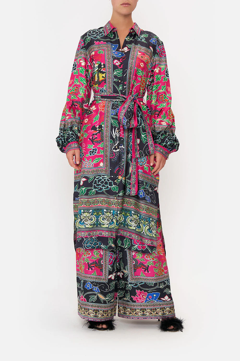 HIGH LOW MIDI SHIRT DRESS TWILIGHTS TOKEN - Image 7