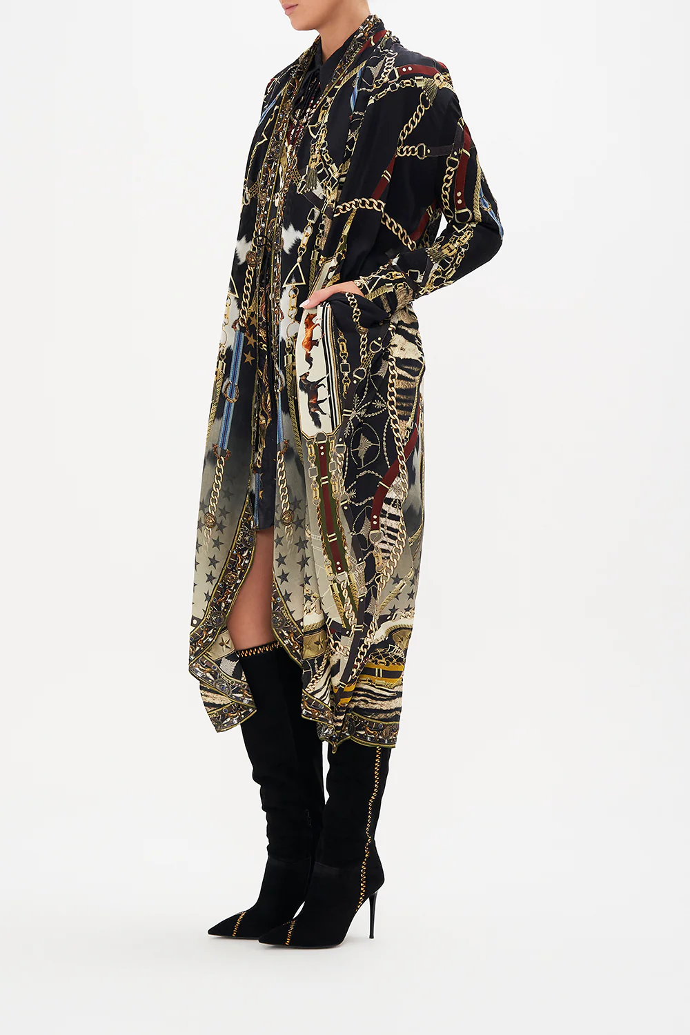 LONG CASUAL JACKET WITH POCKETS BOSS OF THE BRUMBIES - Image 4