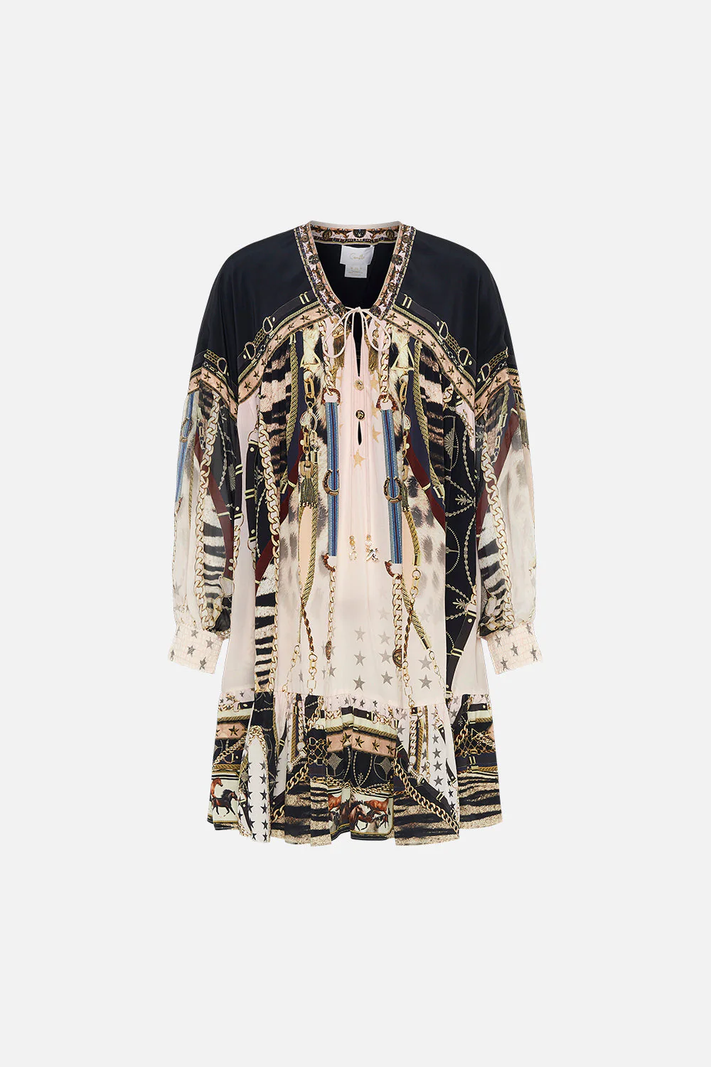 GATHERED YOKE DRESS I WANNA BE A COWGIRL BABY - Image 3