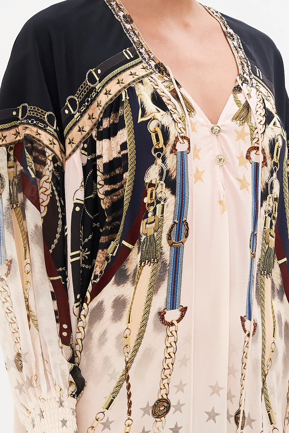 GATHERED YOKE DRESS I WANNA BE A COWGIRL BABY - Image 6