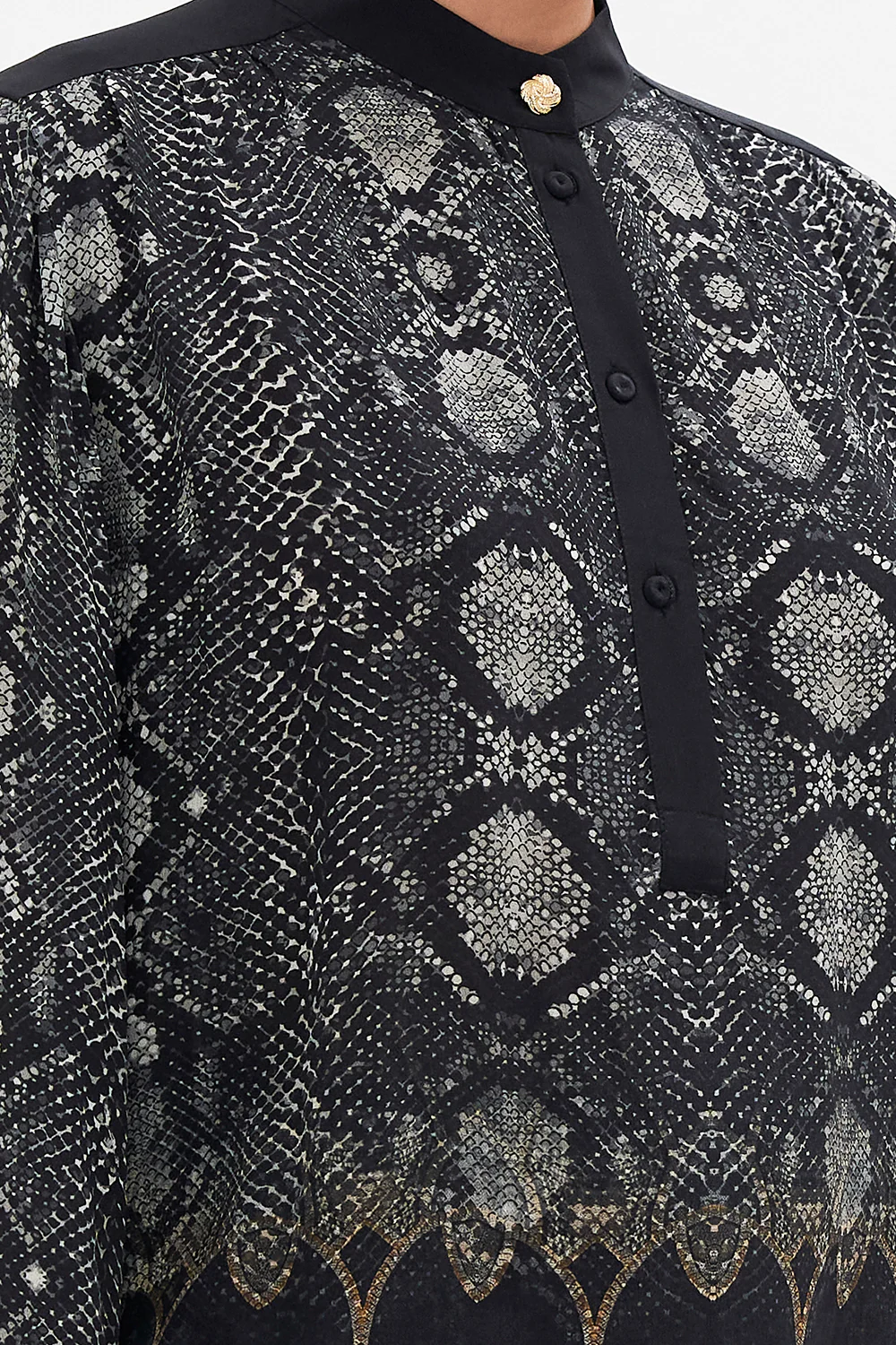 PLACKET BLOUSE WILD HORSES - Image 6