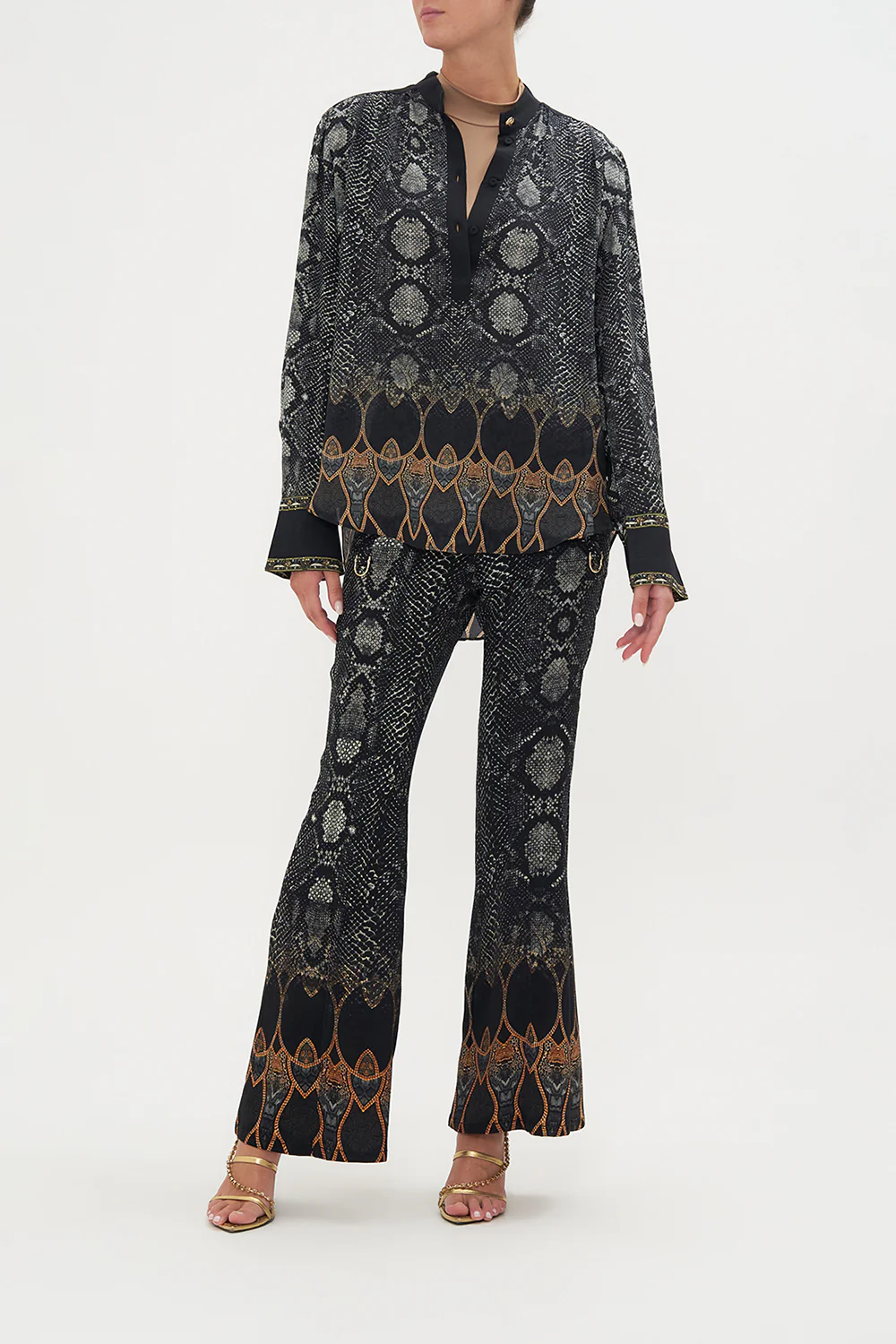 PLACKET BLOUSE WILD HORSES - Image 7