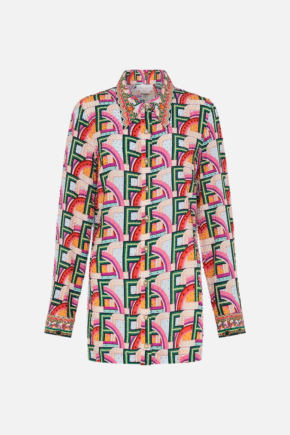 LONG SLEEVE TUNIC DRESS AN ITALIAN WELCOME - Image 3