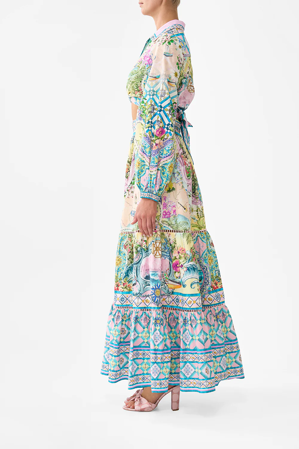 CROPPED WRAP SHIRT JUST COASTING - Image 4