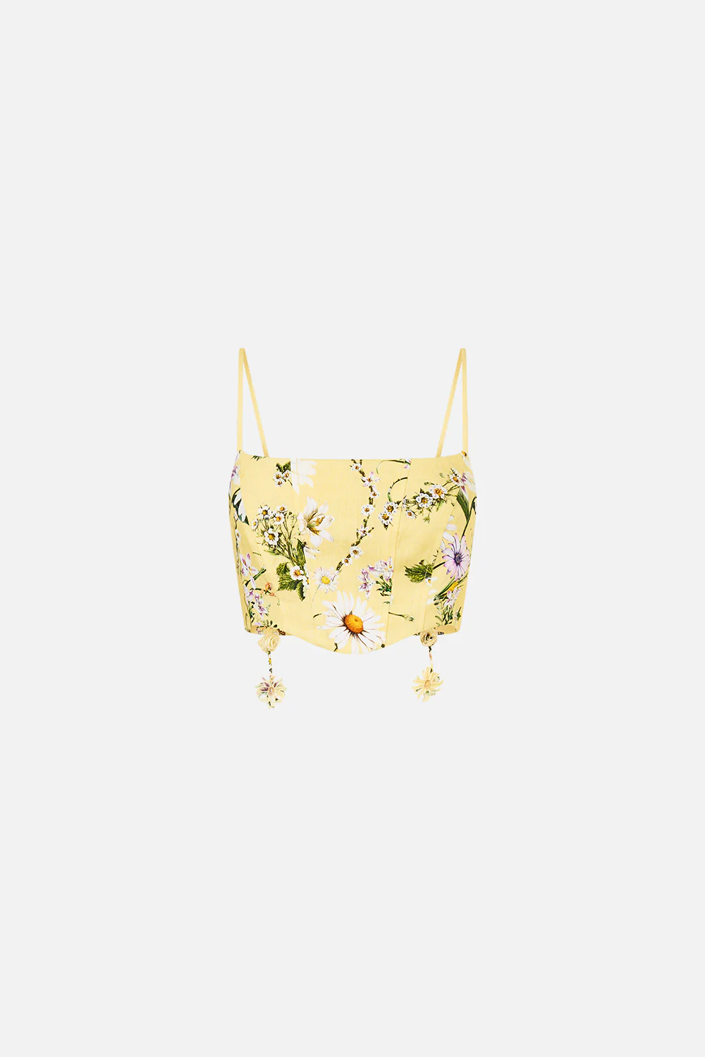 CORSET CROP TOP DAISY CHAINS - Image 3