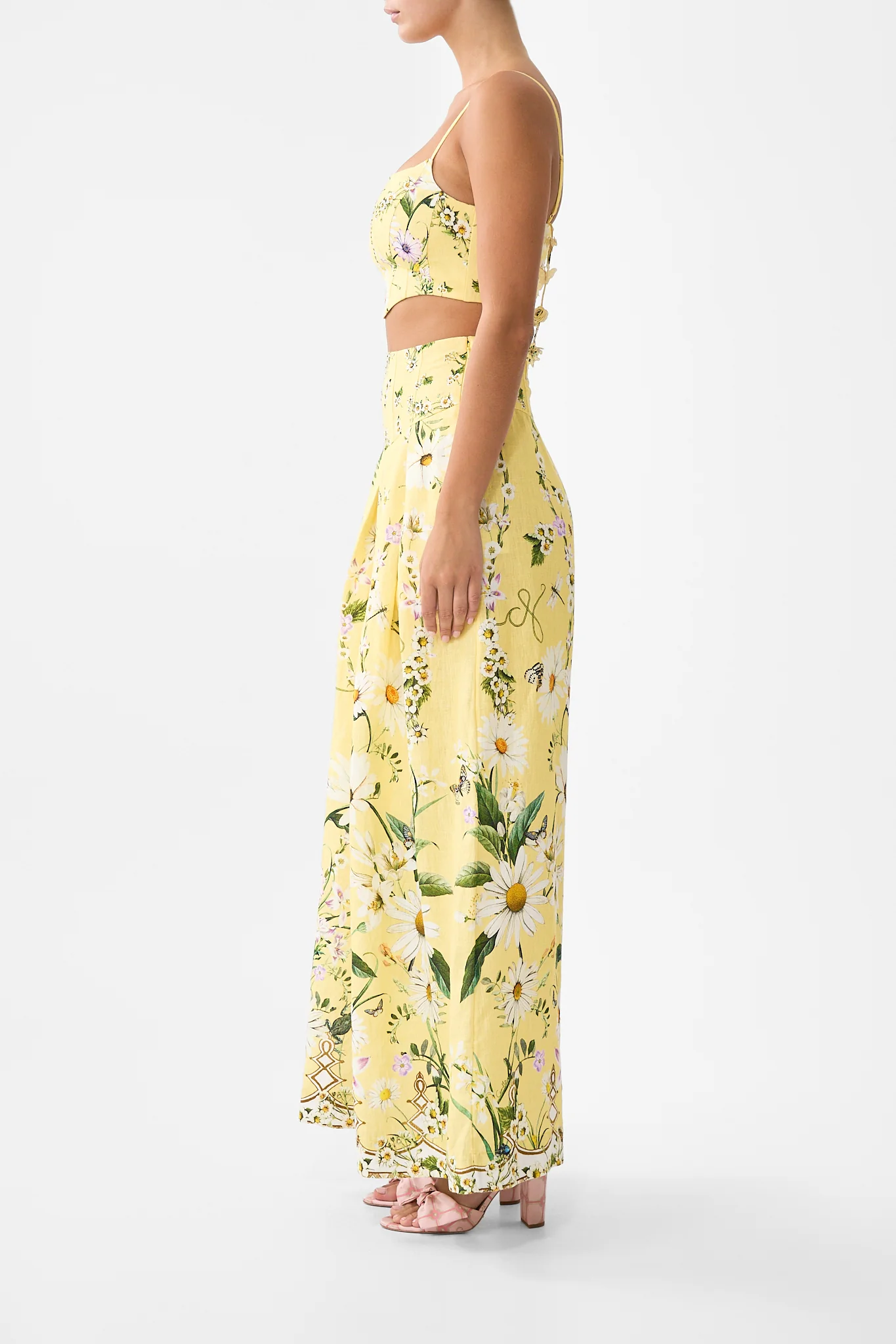 CORSET CROP TOP DAISY CHAINS - Image 4