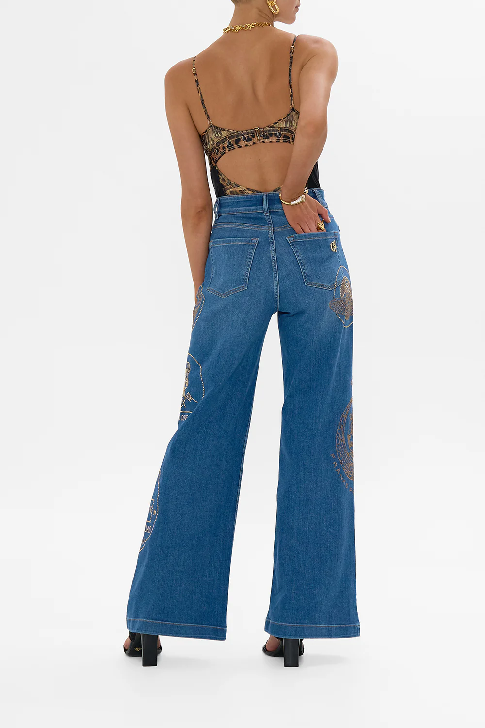JENNA SOUL SEEKER HIGH WAISTED FLARE DENIM - Image 4
