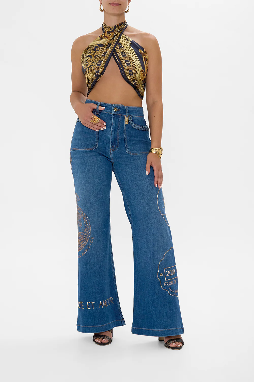 JENNA SOUL SEEKER HIGH WAISTED FLARE DENIM - Image 8