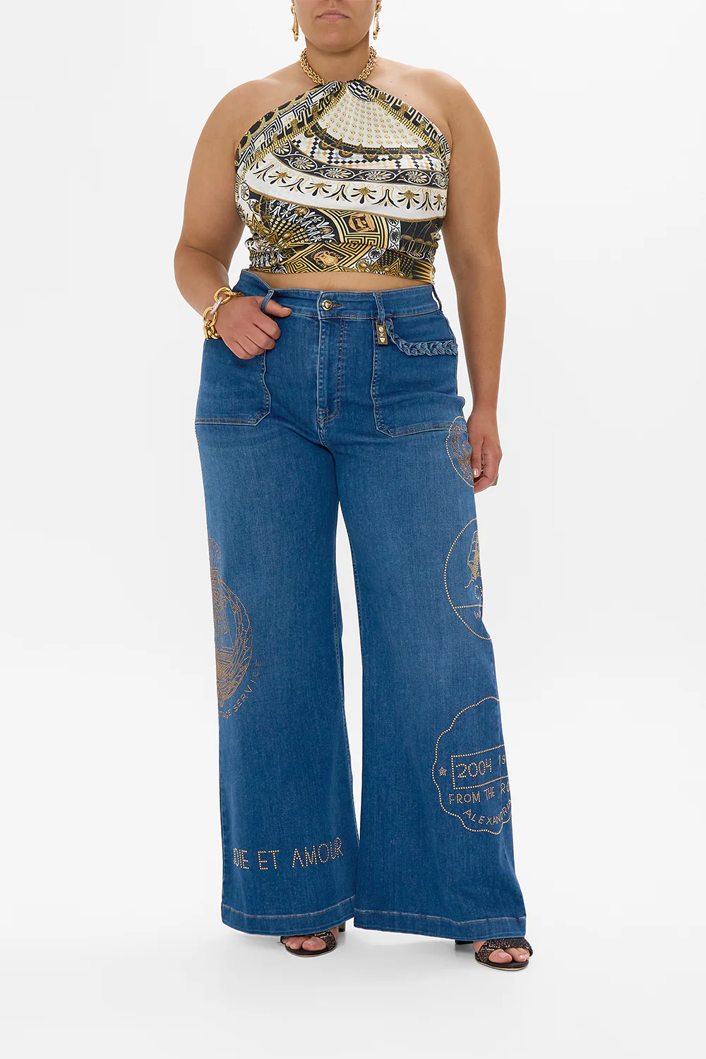 JENNA SOUL SEEKER HIGH WAISTED FLARE DENIM - Image 9