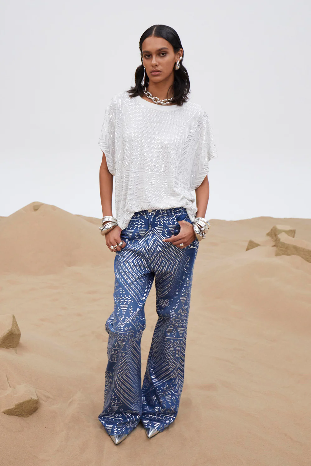 JENNA DESERT REIGN HIGH WAISTED FLARE DENIM - Image 10