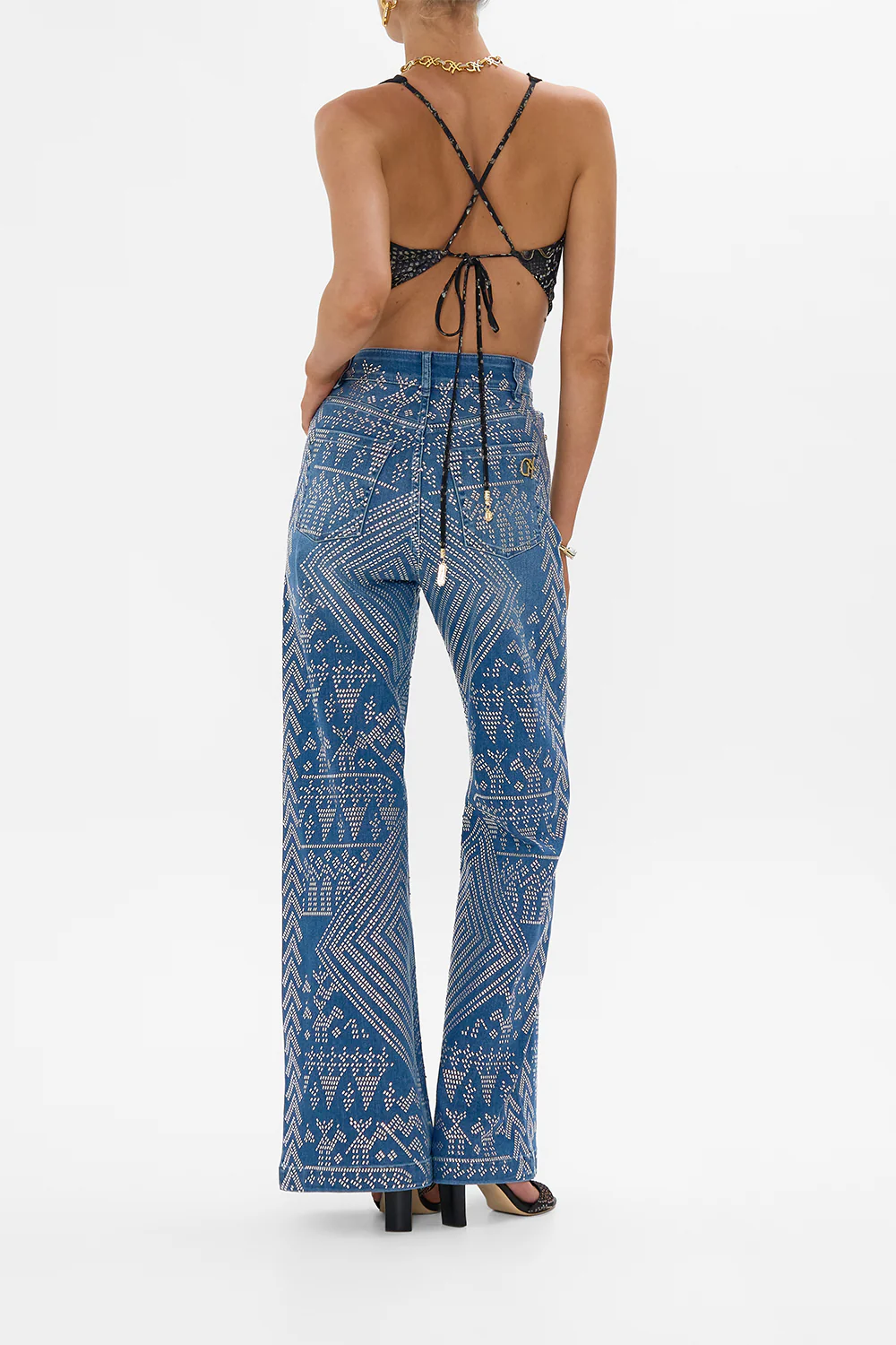 JENNA DESERT REIGN HIGH WAISTED FLARE DENIM - Image 4