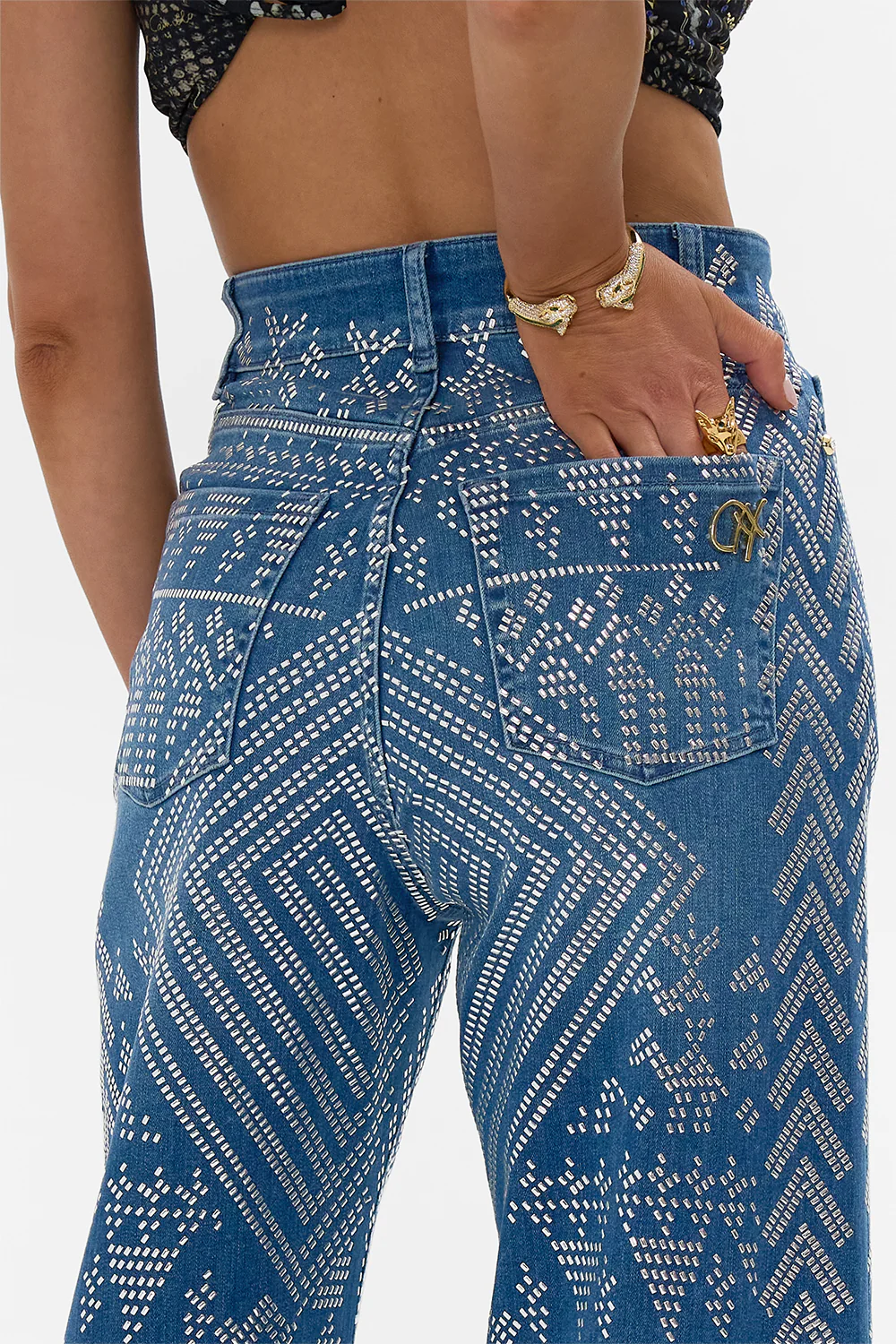 JENNA DESERT REIGN HIGH WAISTED FLARE DENIM - Image 5