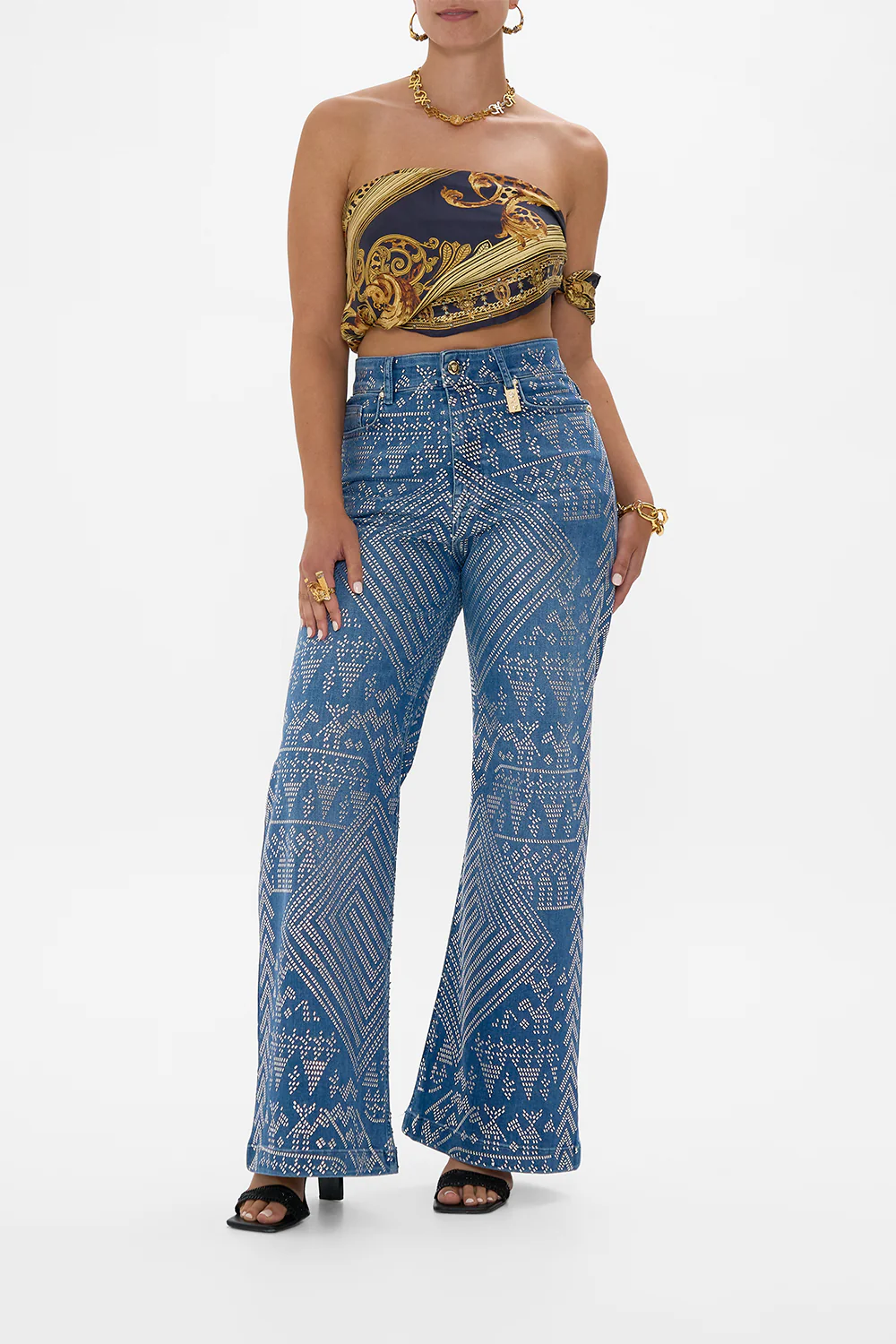JENNA DESERT REIGN HIGH WAISTED FLARE DENIM - Image 8
