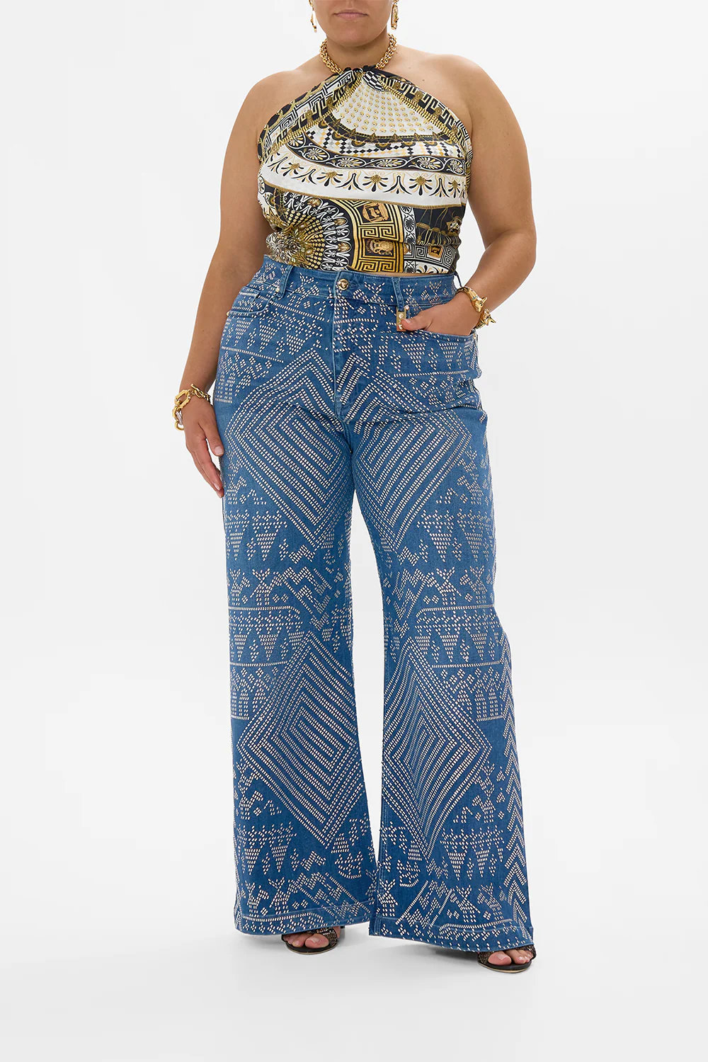 JENNA DESERT REIGN HIGH WAISTED FLARE DENIM - Image 9