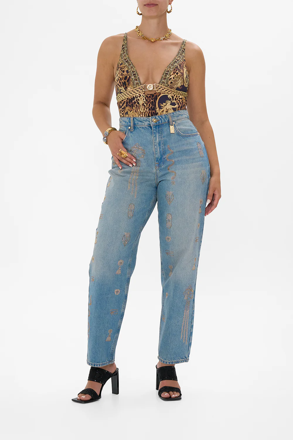 MILLA SACRED SYMBOLS GIRLFRIEND JEAN DENIM - Image 8