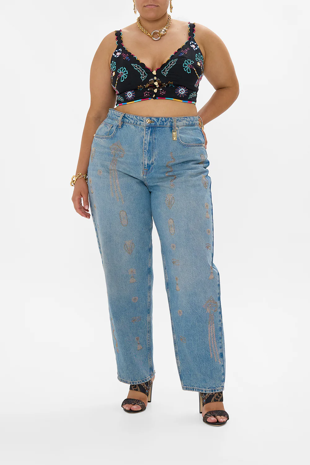 MILLA SACRED SYMBOLS GIRLFRIEND JEAN DENIM - Image 9