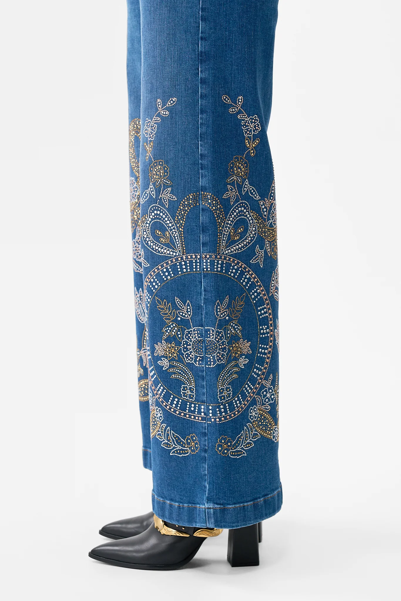 JENNA ACE OF LACE HIGH WAISTED FLARE DENIM - Image 9