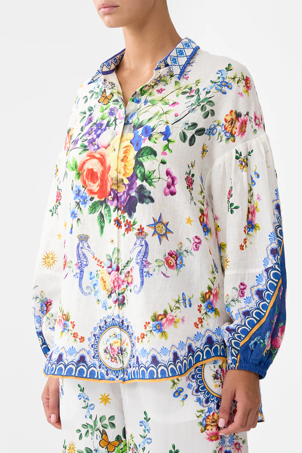 BALLOON SLEEVE BLOUSE TILES DARLS - Image 5