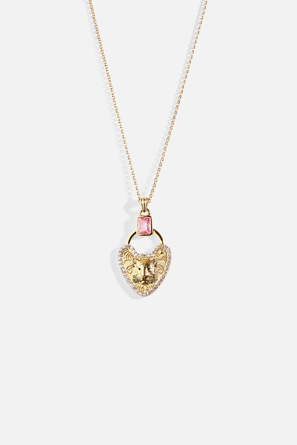 LOCKETS LOADED PENDANT NECKLACE GOLD - Image 3