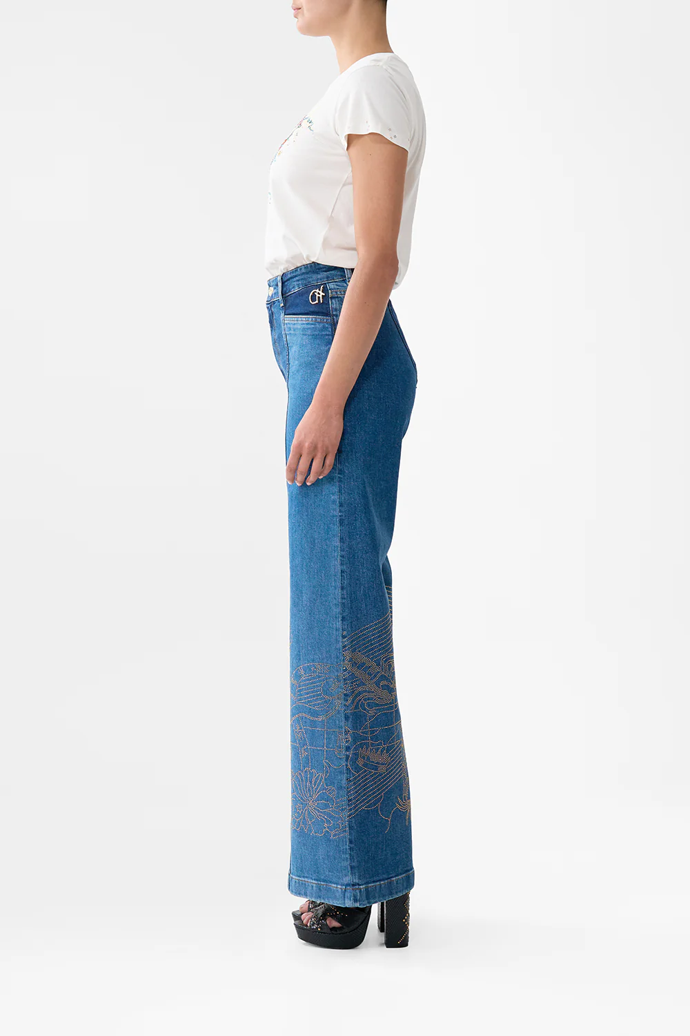 JENNA ZODIAC ZONE HIGH WAISTED FLARE DENIM - Image 4