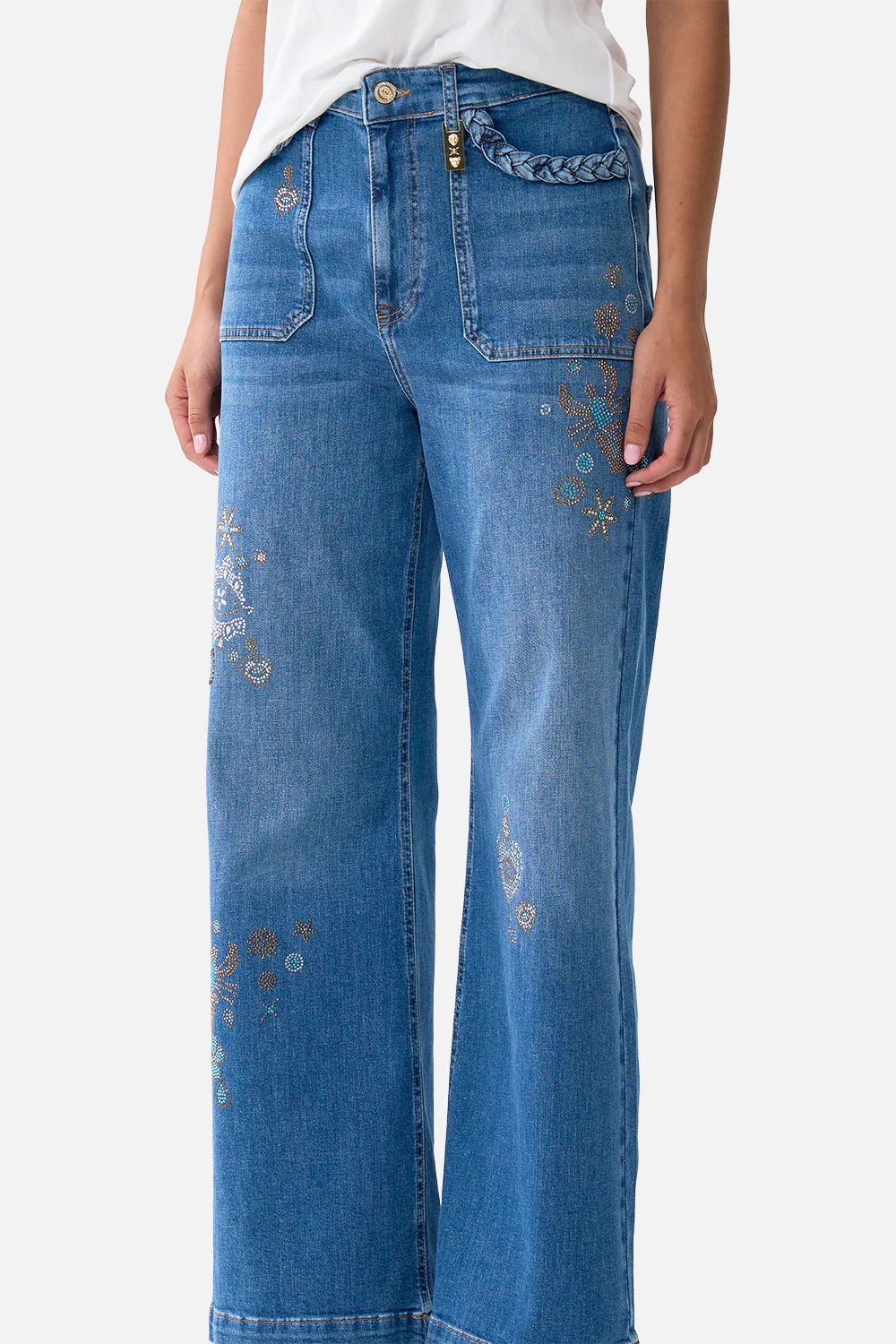 JENNA TURKIYE TALISMAN HIGH WAISTED FLARE DENIM - Image 5