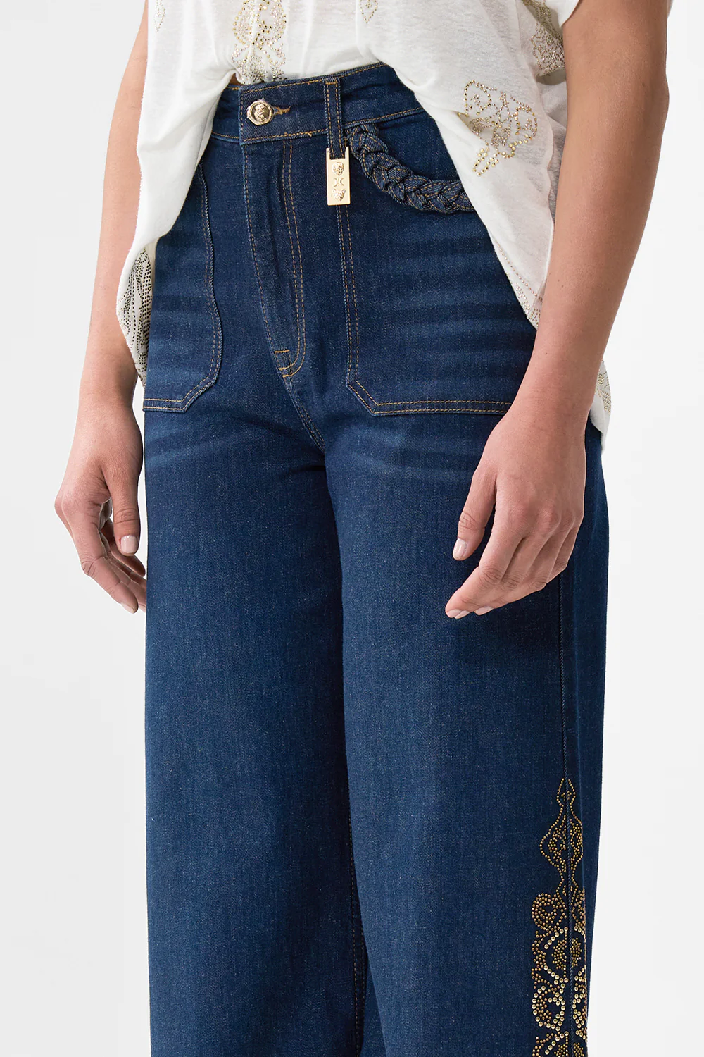 JENNA ISTANBUL ALCHEMY HIGH WAISTED FLARE DENIM - Image 5