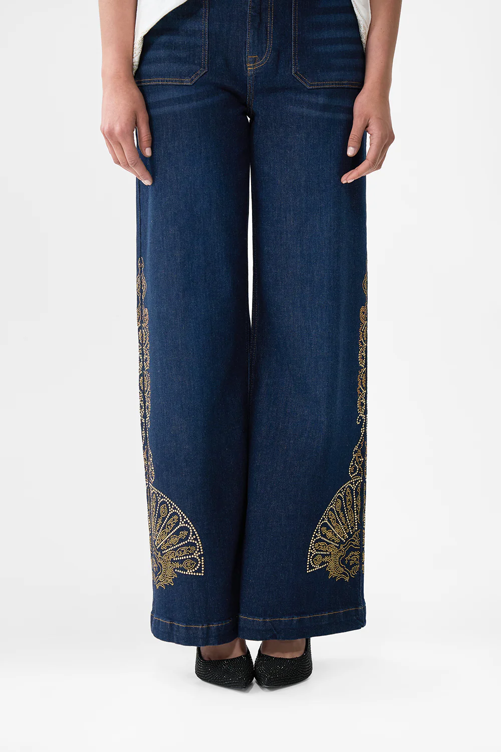 JENNA ISTANBUL ALCHEMY HIGH WAISTED FLARE DENIM - Image 6