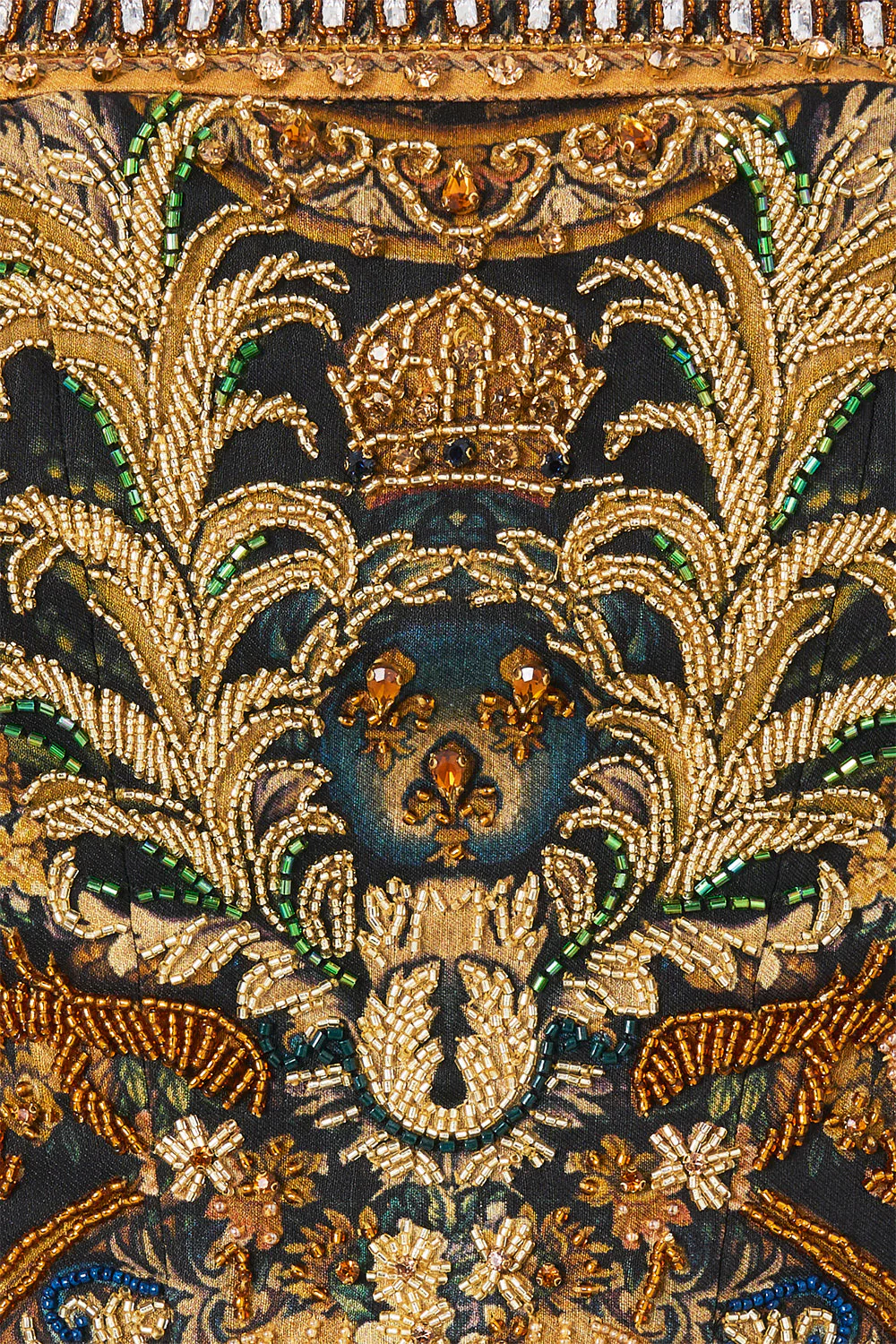 LONG SLEEVED CORSET CROP TOP MUSEUM MEMOIRS - Image 7