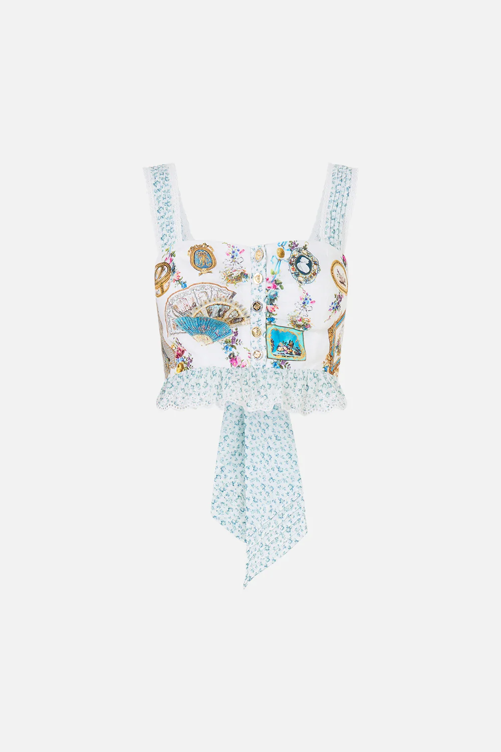 CROP TOP WITH FRILL DETAIL ART FOR THE ARTISANS - Image 3