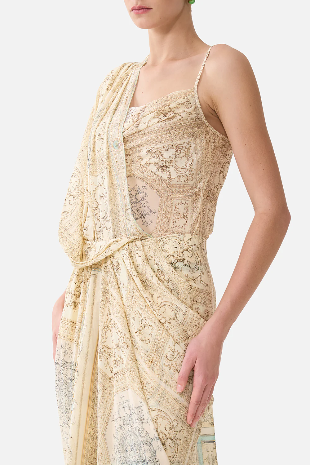 COWL NECK CAMI WITH LACE A BELOVED BOUDOIR - Image 5