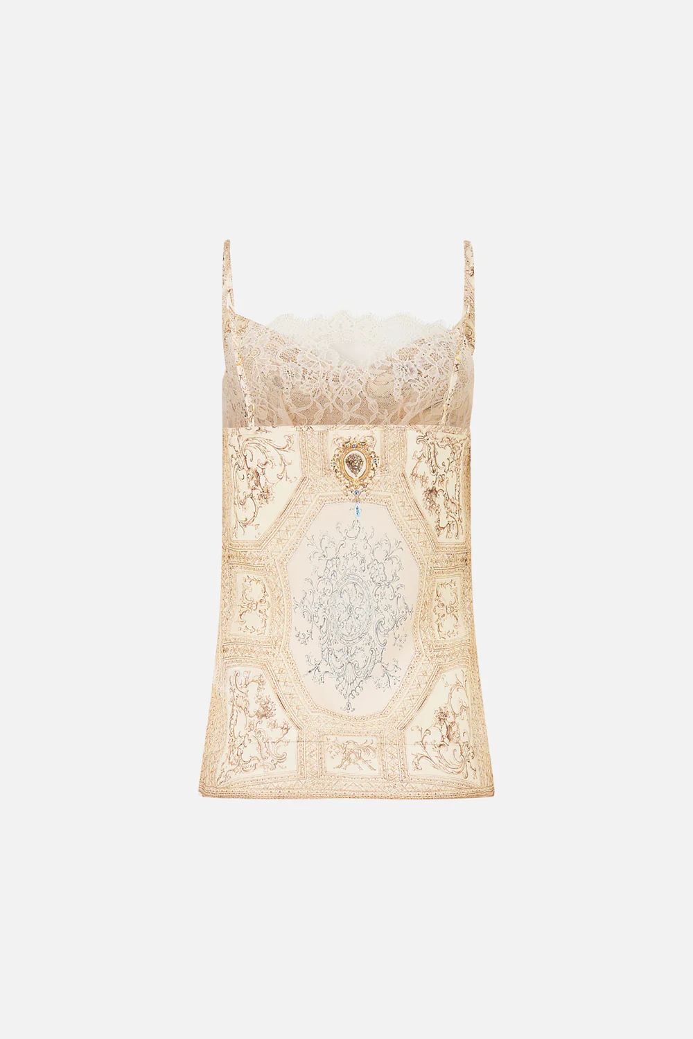 COWL NECK CAMI WITH LACE A BELOVED BOUDOIR - Image 6