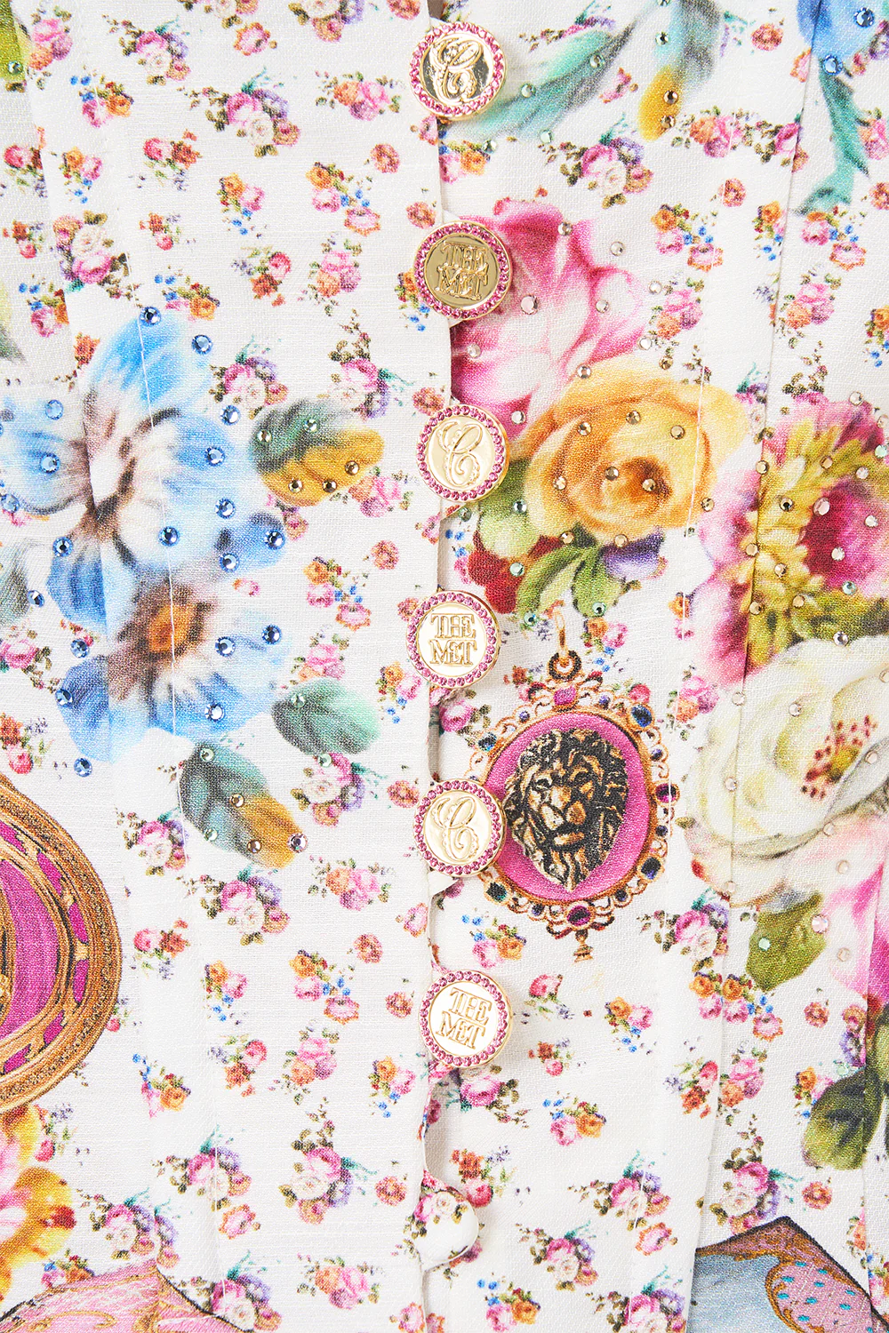 CORSET DRESS WITH LONG FLARED SKIRT IN THE HEART OF ART - Image 7