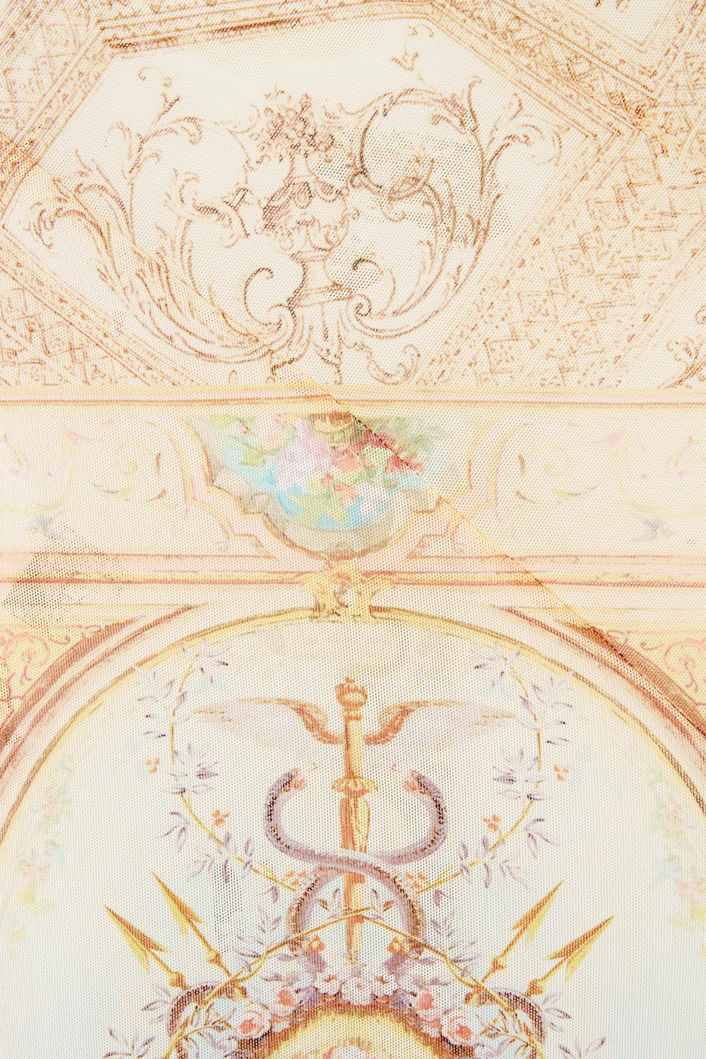 MESH OFF SHOULDER GATHERED JERSEY DRESS A BELOVED BOUDOIR - Image 7