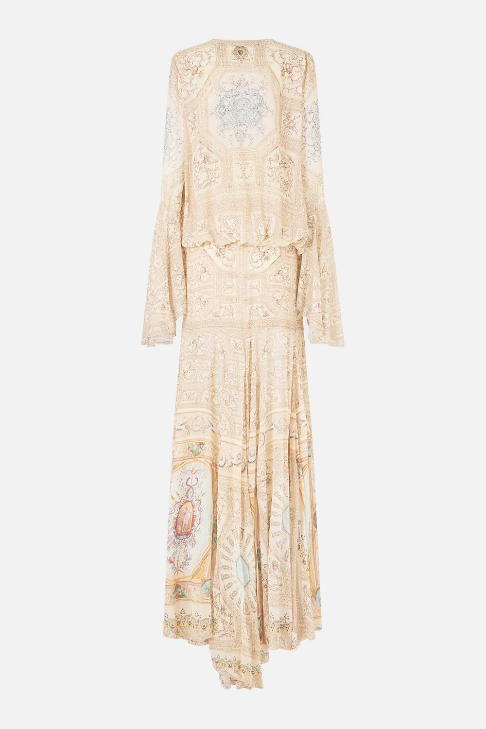 LOW CUT LACE UP FRONT LONG DRESS A BELOVED BOUDOIR - Image 6