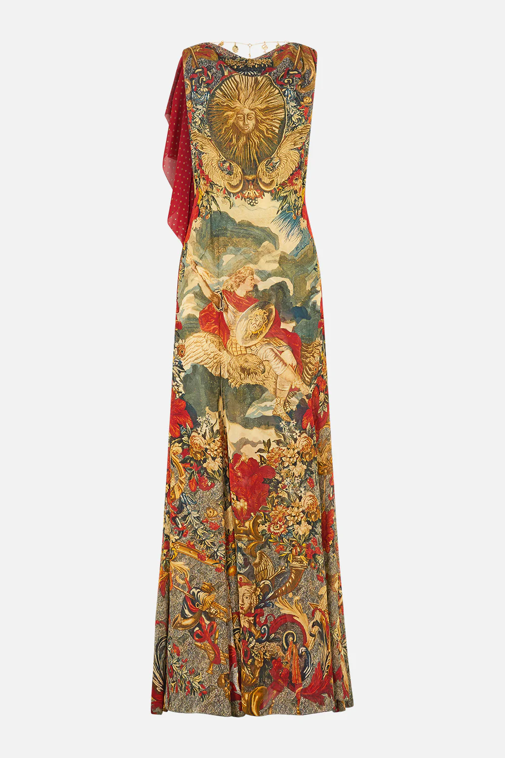 OPEN BACK GOWN WITH FRONT SPLIT MEET ME AT THE MET - Image 3