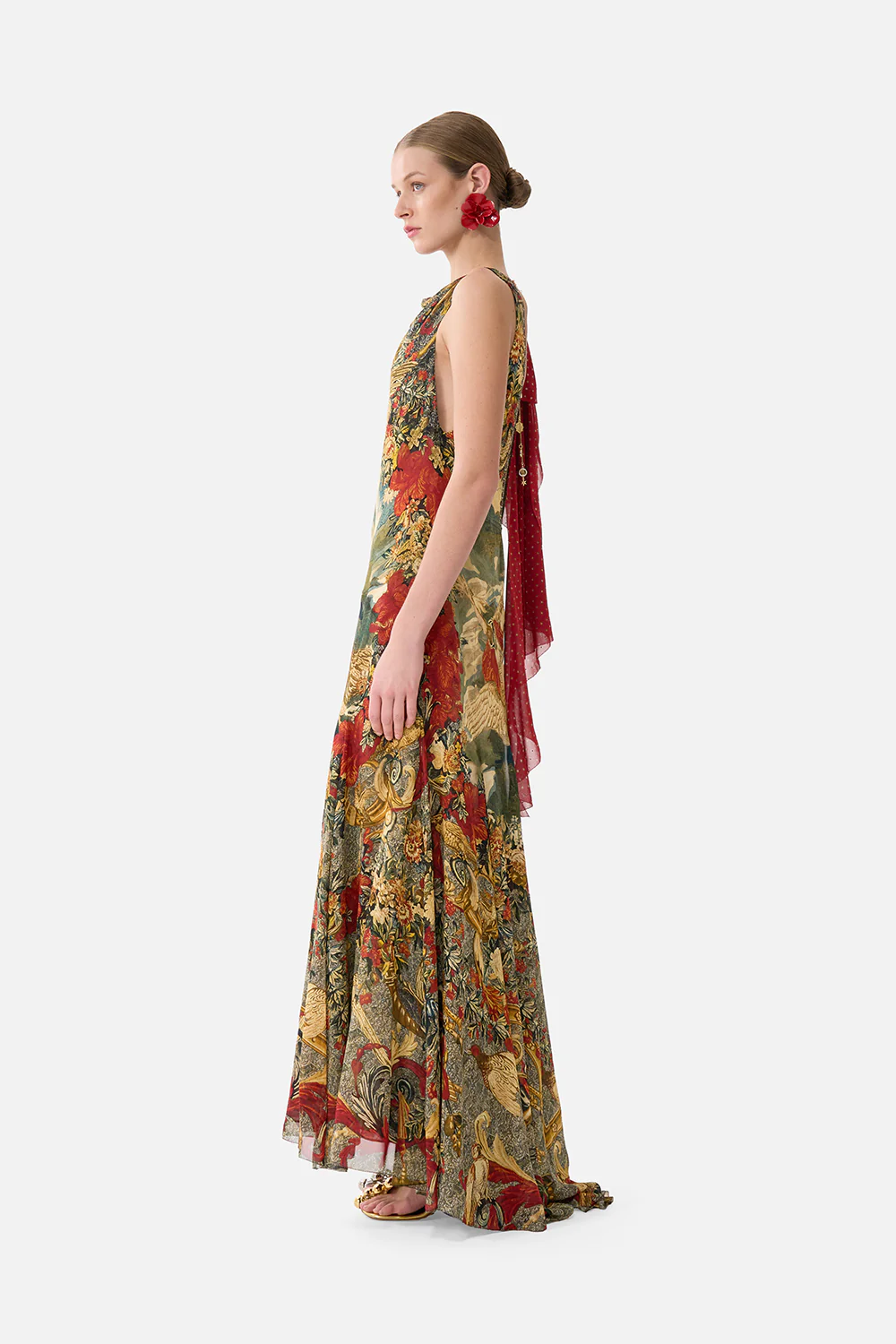 OPEN BACK GOWN WITH FRONT SPLIT MEET ME AT THE MET - Image 4