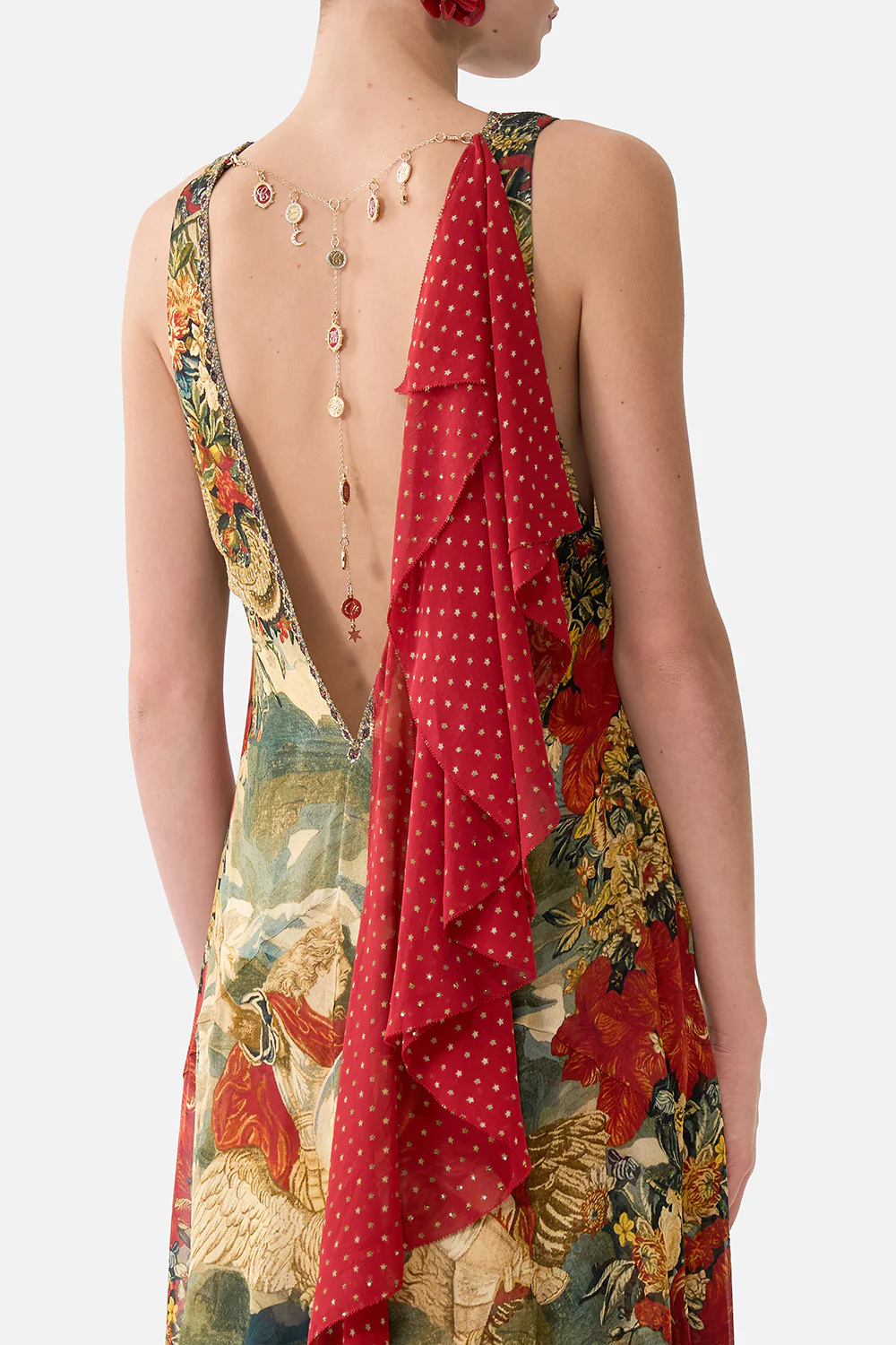 OPEN BACK GOWN WITH FRONT SPLIT MEET ME AT THE MET - Image 5