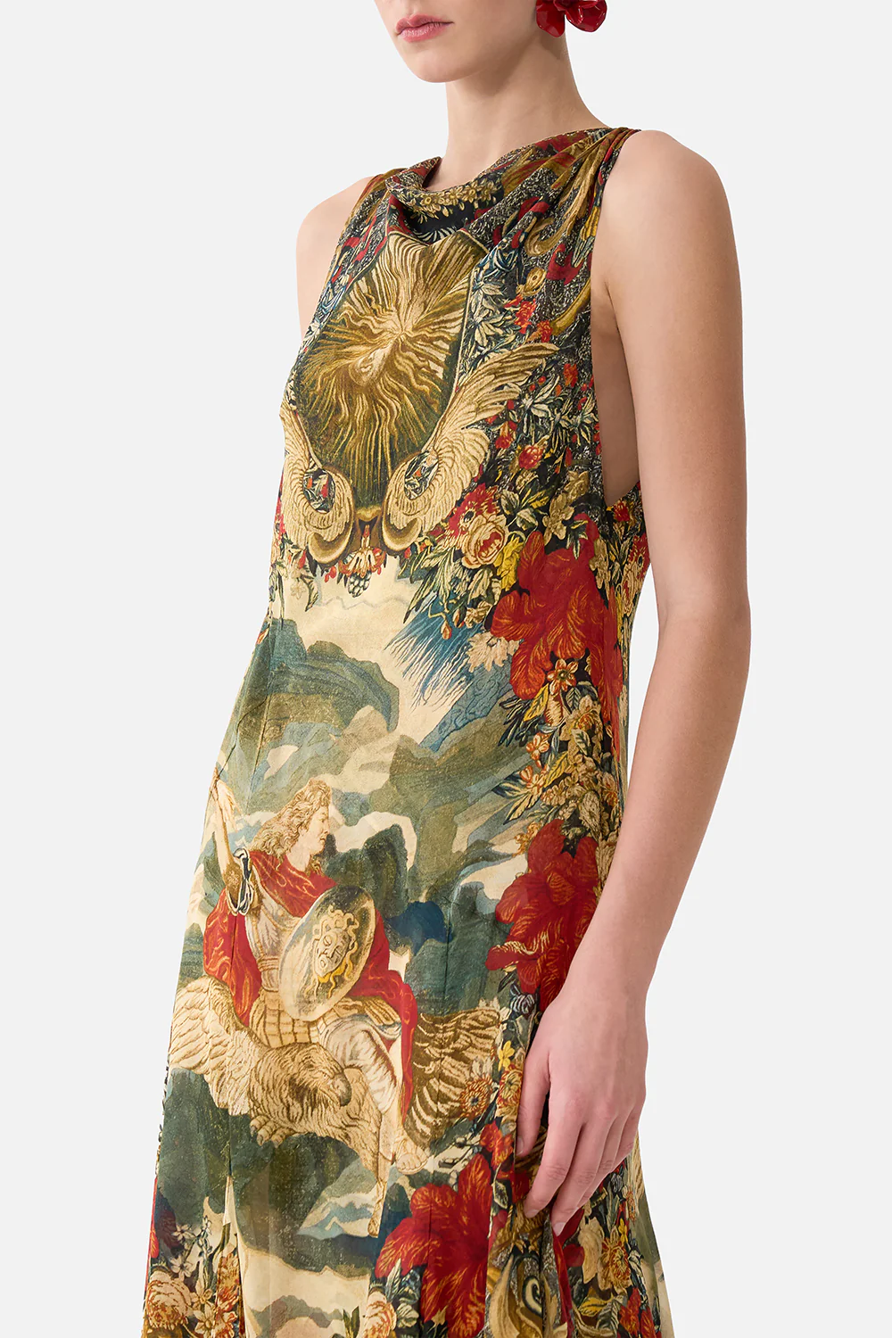 OPEN BACK GOWN WITH FRONT SPLIT MEET ME AT THE MET - Image 6