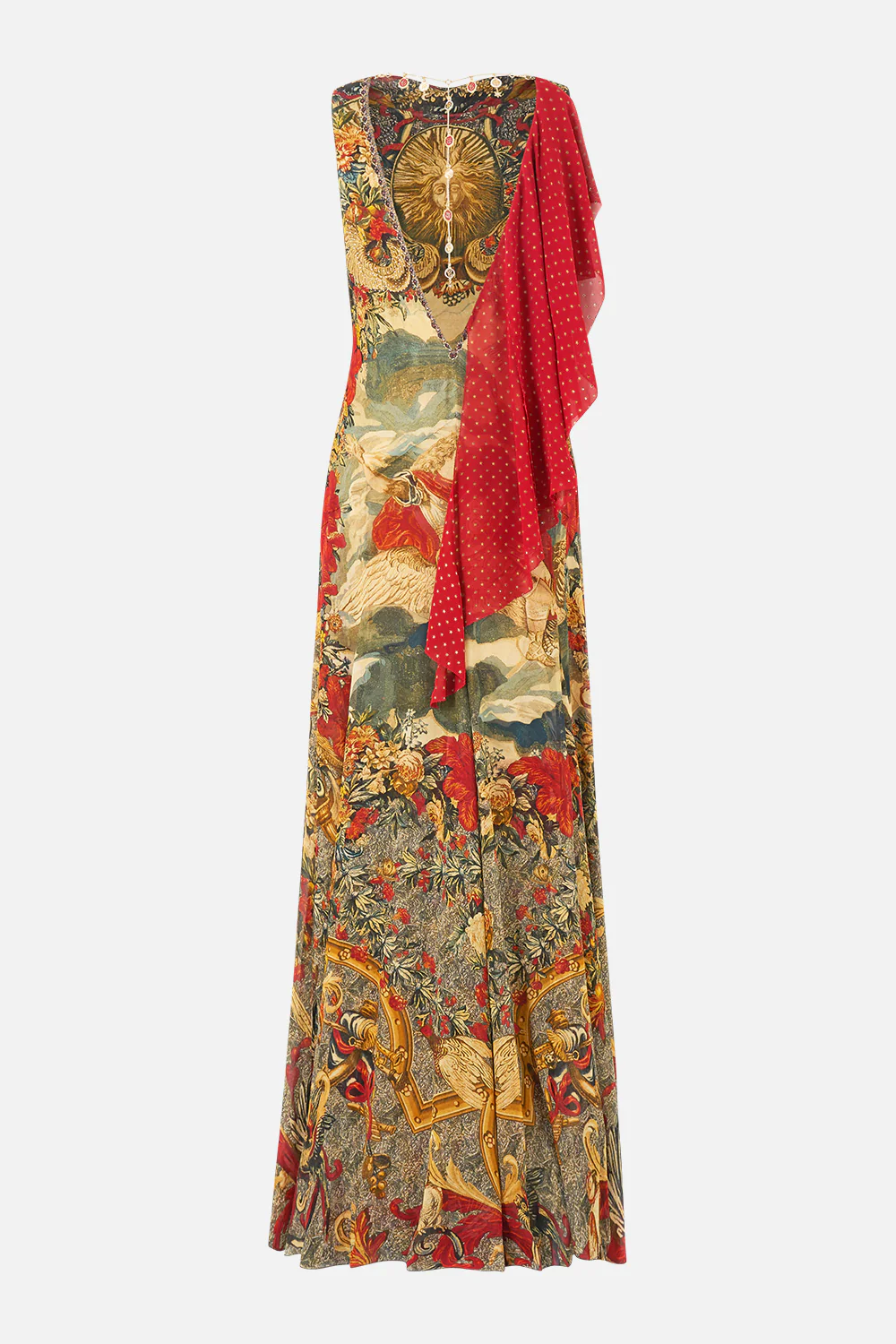 OPEN BACK GOWN WITH FRONT SPLIT MEET ME AT THE MET - Image 7