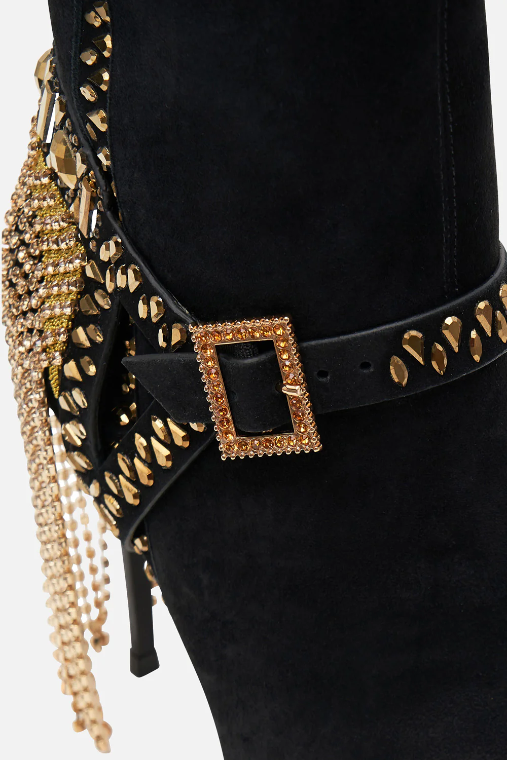 KNEE HIGH STILETTO BOOT SOLID BLACK - Image 3