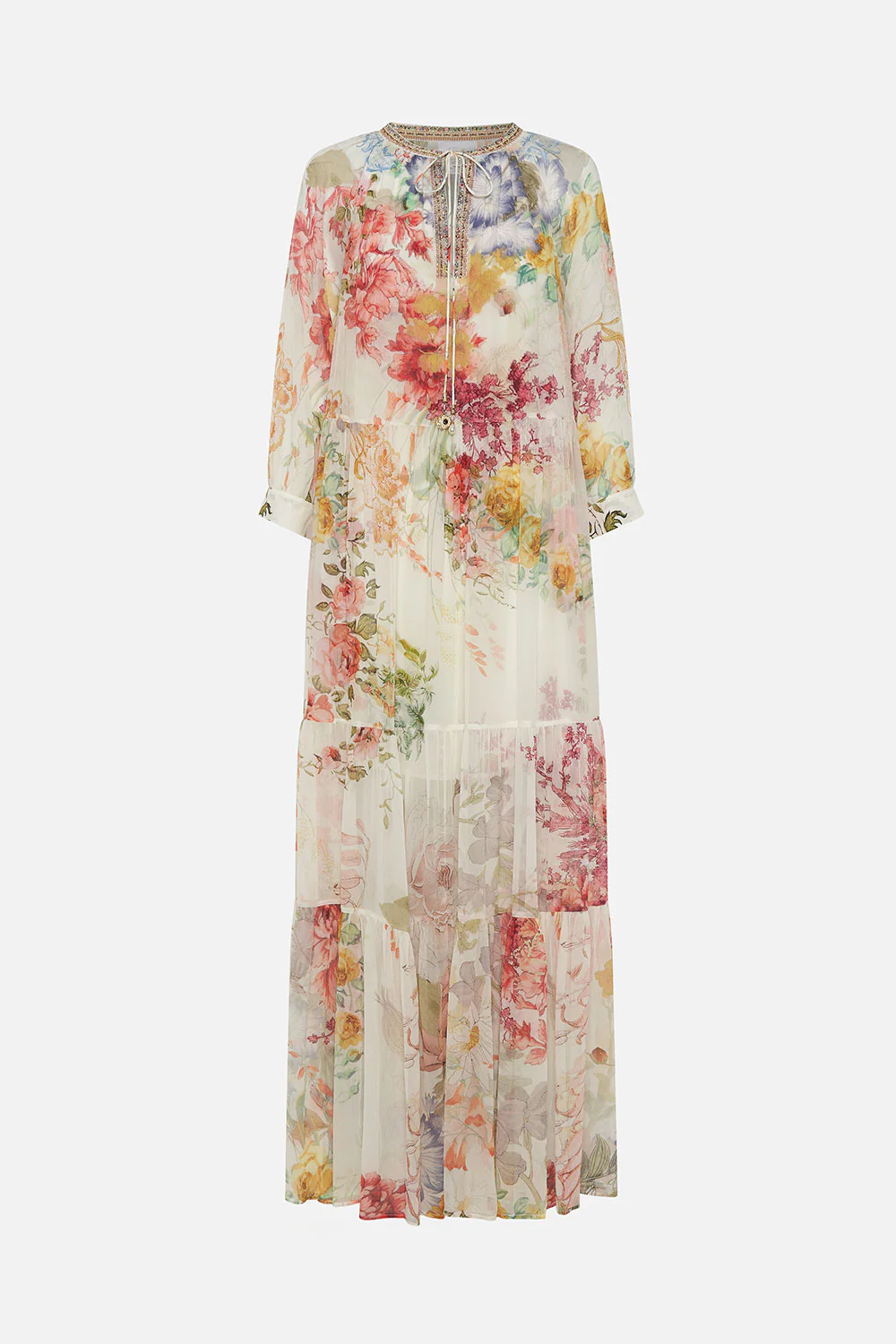 LONG GATHERED PANEL DRESS ROMANTIC RITES - Image 3