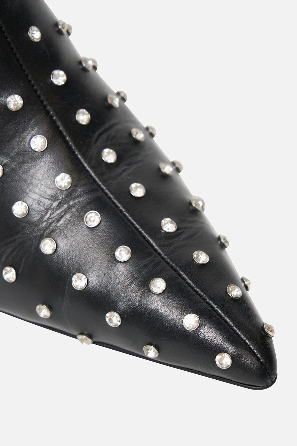 LOW HEEL BUCKLE BOOT SOLID BLACK - Image 3